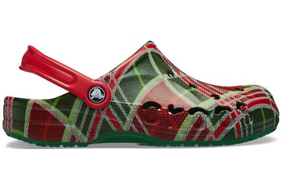 crocs baya clog holiday plaid kelly green – Shop Crocs Sneakers Collection for All-Day Comfort