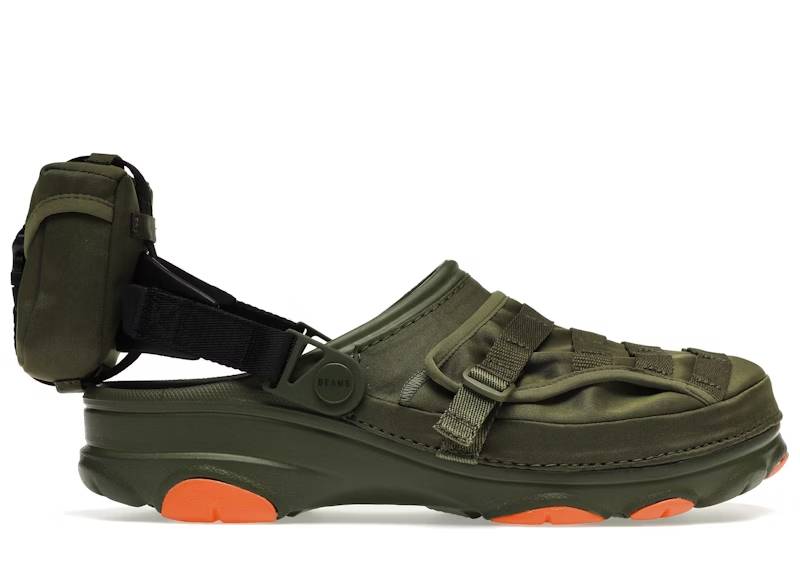 crocs bespoke classic all-terrain beams military olive – Shop Crocs Sneakers Collection for All-Day Comfort
