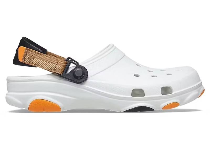 crocs classic all-terrain clog white orange – Shop Crocs Sneakers Collection for All-Day Comfort