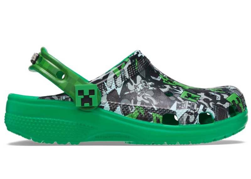 crocs classic clog minecraft black green kids – Shop Crocs Sneakers Collection for All-Day Comfort