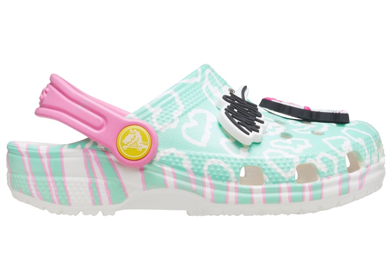 crocs classic clog ron english party animals cheetah aqua gs – Shop Crocs Sneakers Collection for All-Day Comfort