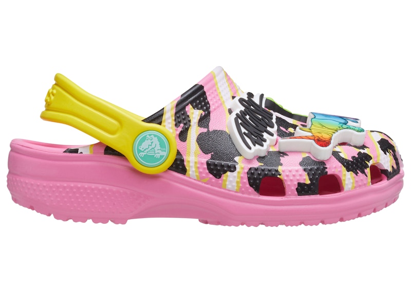crocs classic clog ron english party animals cheetah pink gs – Shop Crocs Sneakers Collection for All-Day Comfort
