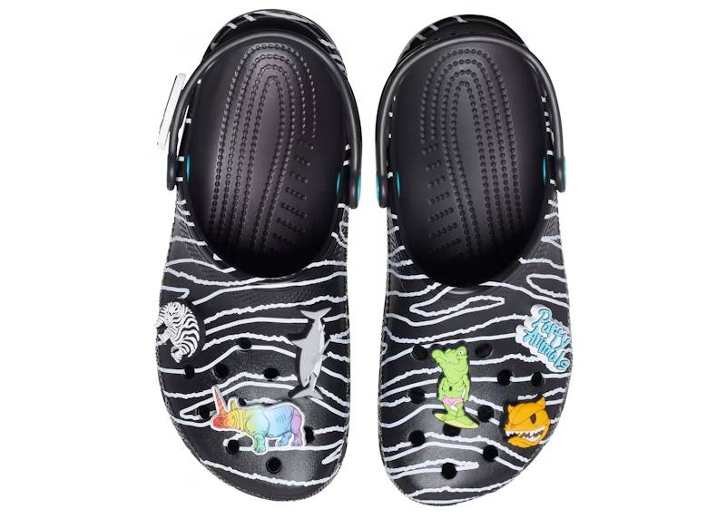 crocs classic clog ron english party animals zebra black – Shop Crocs Sneakers Collection for All-Day Comfort