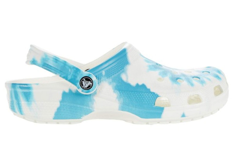 crocs classic clog tie dye digital aqua – Shop Crocs Sneakers Collection for All-Day Comfort