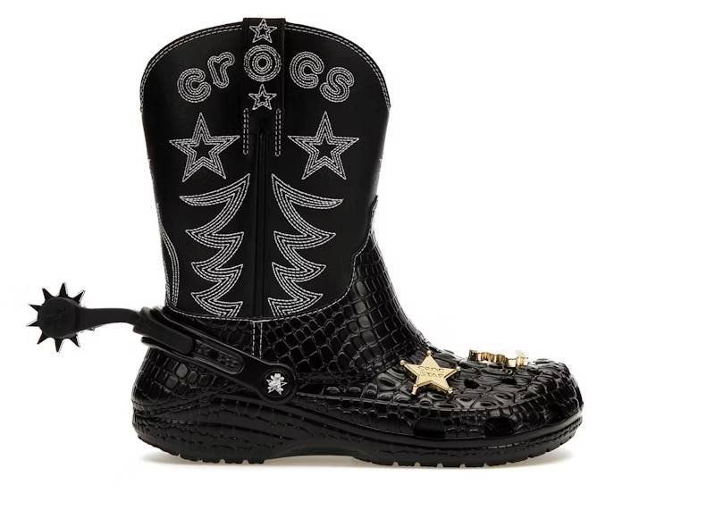 crocs classic cowboy boot black – Shop Crocs Sneakers Collection for All-Day Comfort