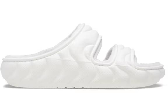 crocs classic cozzzy overpuff sandal white – Shop Crocs Sneakers Collection for All-Day Comfort