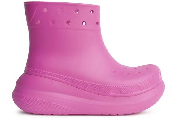 crocs classic crush rain boot juice pink – Shop Crocs Sneakers Collection for All-Day Comfort