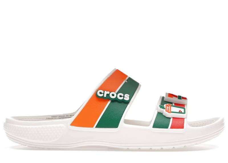 crocs classic sandal 7-eleven white – Shop Crocs Sneakers Collection for All-Day Comfort