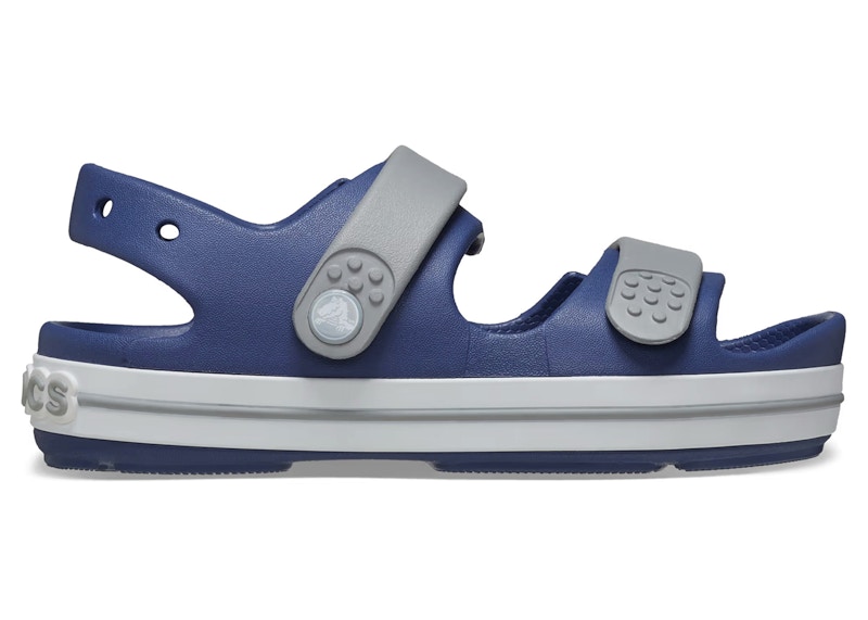 crocs crocband cruiser sandal bijou blue light grey kids – Shop Crocs Sneakers Collection for All-Day Comfort