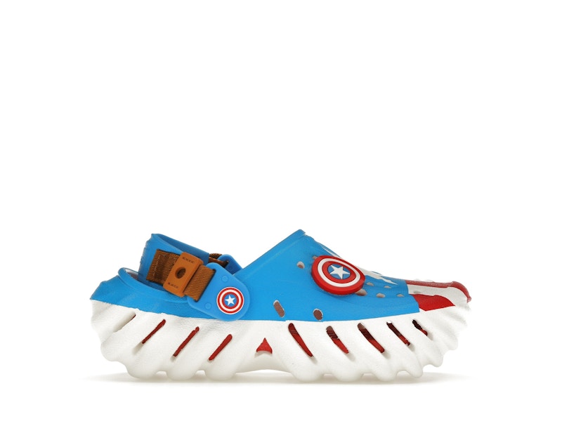 crocs echo clog marvel captain america steve rogers kids – Shop Crocs Sneakers Collection for All-Day Comfort