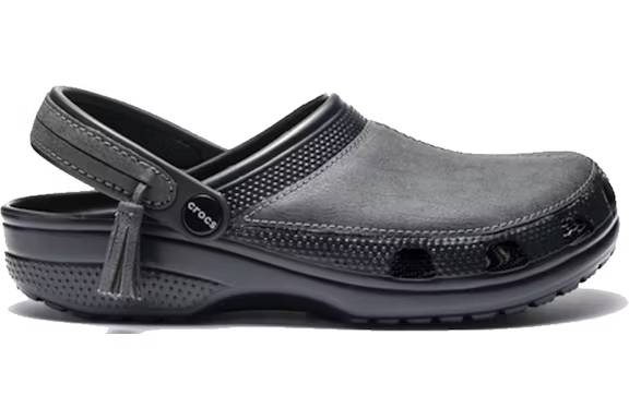 crocs leather clog journal standard charcoal – Shop Crocs Sneakers Collection for All-Day Comfort